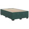 vidaXL Sommier &agrave; lattes de lit avec matelas vert fonc&eacute; 120x190 cm