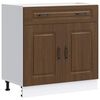vidaXL Armoire de cuisine Kalmar ch&ecirc;ne marron bois d'ing&eacute;nierie