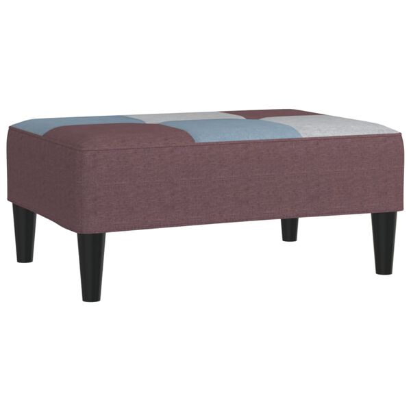 vidaXL Repose-pied Patchwork 78x56x32 cm Tissu