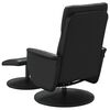 vidaXL Fauteuil inclinable de massage avec repose-pied noir similicuir