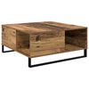 vidaXL Table basse Bois Ancien 80 x 80 x 36,5 cm Bois d'ing&eacute;nierie