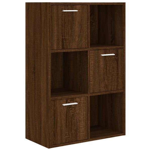 vidaXL Armoire de rangement Ch&ecirc;ne marron 60x29,5x90 cm