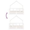 vidaXL Cadre de lit enfant tiroirs blanc 70x140 cm bois de pin massif