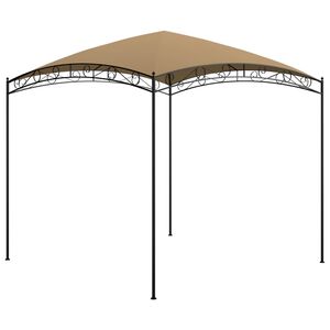 vidaXL Belv&eacute;d&egrave;re 3x3x2,65 m Taupe 180 g/m&sup2;