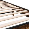 vidaXL Cadre de lit sans matelas ch&ecirc;ne fum&eacute; 100x200 cm