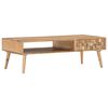 vidaXL Table basse 110x50x35 cm Bois d'acacia solide
