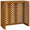 vidaXL Housse de climatiseur Rouill&eacute; 110 x 50 x 105 cm Acier patin&eacute;