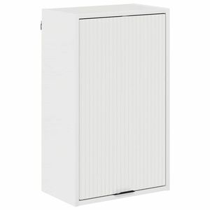 vidaXL Cabinet de salle de bain Blanc brillant 39 x 23,5 x 65 cm