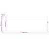 vidaXL Auvent lat&eacute;ral r&eacute;tractable de patio 100x300 cm Gris