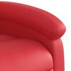 vidaXL Fauteuil de massage inclinable rouge similicuir