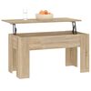 vidaXL Table basse chêne sonoma 101x49x52 cm bois d'ingénierie