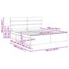 vidaXL Cadre de lit B&eacute;ton 200 x 200 cm Bois de pin massif