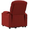 vidaXL Fauteuil de massage Rouge bordeaux Tissu