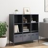 vidaXL Buffet haut anthracite 101,5x39x103,5 cm acier