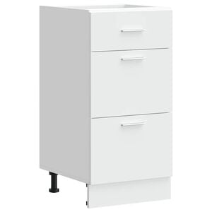 vidaXL Meuble bas "Lyon" Blanc 40 x 46 x 81,5 cm Bois d'ing&eacute;nierie