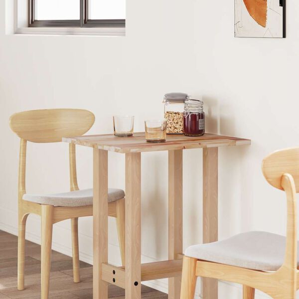 vidaXL Dessus de table rectangulaire 80x50x2 cm bois massif d'acacia