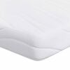 vidaXL Matelas Blanc 140 x 190 cm Tissu jacquard