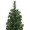 vidaXL Sapin de Noël artificiel mince avec support vert 240 cm PVC