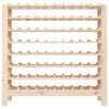 vidaXL Casier à vin 109,5x30x107,5 cm Bois de pin massif