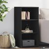 vidaXL Buffet noir 45x41x93 cm bois d'ing&eacute;nierie