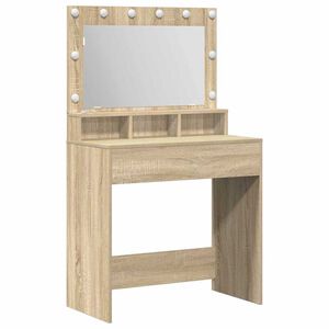 vidaXL Table de Toilette Ch&ecirc;ne Sonoma 75,5 x 41 x 135 cm