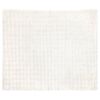 vidaXL Couverture en Fourrure de Lapin Synth&eacute;tique Blanc 130 x 150 cm