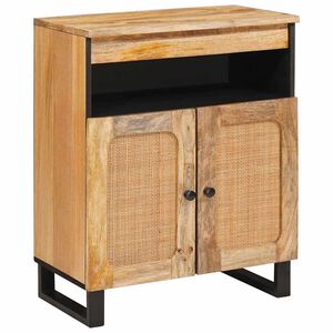 vidaXL Buffet Marron 60 x 33 x 75 cm Bois de mangue massif