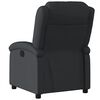 vidaXL Fauteuil inclinable en cuir v&eacute;ritable noir