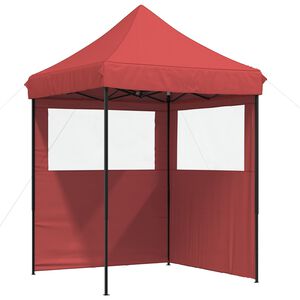 vidaXL Tente de f&ecirc;te 200 x 200 x 306 cm Bordeaux Tissu Oxford