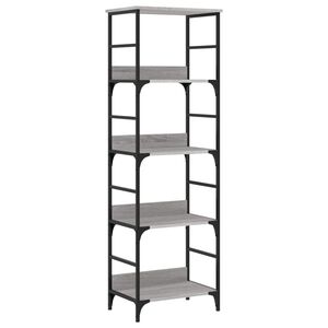 vidaXL Biblioth&egrave;que sonoma gris 50x33x153 cm bois d'ing&eacute;nierie