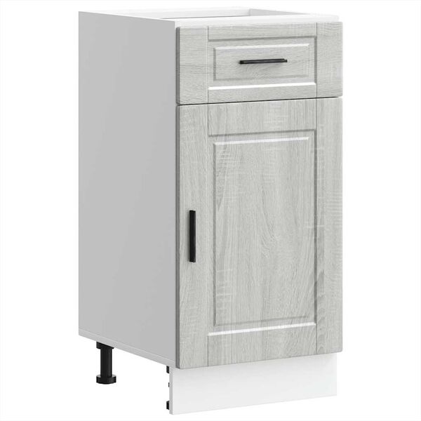 vidaXL Armoire de cuisine Porto sonoma gris bois d'ing&eacute;nierie