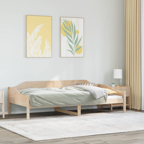 vidaXL Cadre de lit sans matelas 80x200 cm bois massif de pin