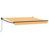 vidaXL Auvent r&eacute;tractable Sable 4,5 &times; 3 m 100% Polyester et Aluminium