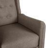vidaXL Fauteuil de massage inclinable Taupe Tissu