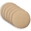 vidaXL Housse de coussin 6 pc HEERLEN Cr&egrave;me Diam. 40 cm Tissu