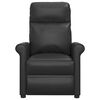 vidaXL Fauteuil inclinable &eacute;lectrique Noir Similicuir