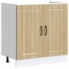 vidaXL Meuble de base de lavabo Lucca ch&ecirc;ne sonoma bois d'ing&eacute;nierie