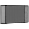 vidaXL Moustiquaire extensible pour fen&ecirc;tres Anthracite (75-143)x50 cm