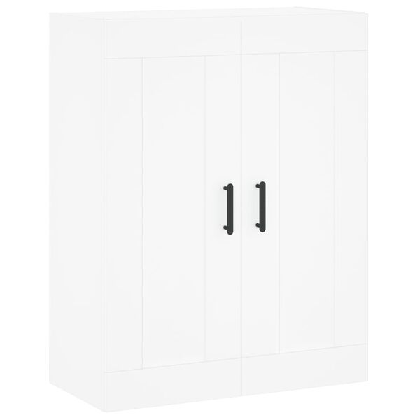 vidaXL Armoire murale blanc 69,5x34x90 cm bois d'ing&eacute;nierie