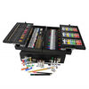 Artist Kit de peinture avec bo&icirc;te en bois 174 pcs
