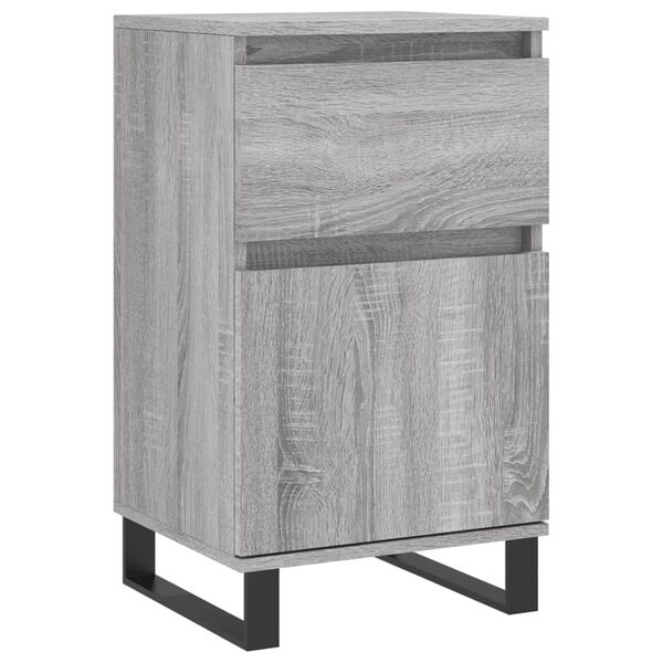 vidaXL Buffet sonoma gris 40x35x70 cm bois d'ing&eacute;nierie
