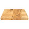 vidaXL Dessus de table 50x30x2,5 cm bord vif bois massif manguier brut