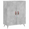 vidaXL Buffet gris b&eacute;ton 69,5x34x90 cm bois d'ing&eacute;nierie