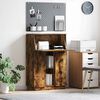 vidaXL Bureau Ch&ecirc;ne fum&eacute; 71.5 x 31.5 x 106.5 cm Bois d'ing&eacute;nierie