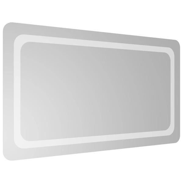 vidaXL Miroir de salle de bain &agrave; LED 50x90 cm