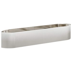 vidaXL Jardin sur&eacute;lev&eacute; Acier inoxydable 220 x 40 x 40 cm Acier