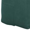 vidaXL Coussin de Dos Vert fonc&eacute; 140 x 24 x 50 cm Velours
