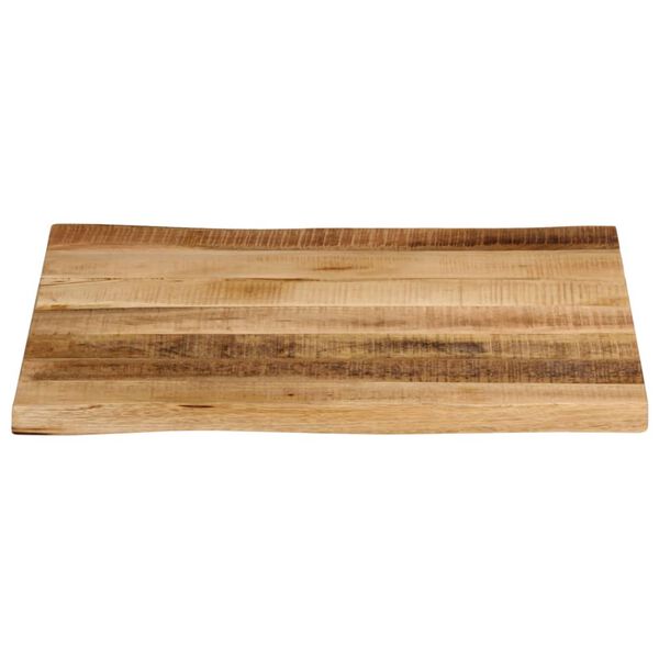 vidaXL Dessus de table bord vivant 60x60x3,8 cm bois de manguier brut