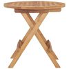 vidaXL Table pliable de jardin 50x50x50 cm Bois de teck solide