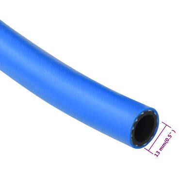 vidaXL Tuyau d'air bleu 0,7" 5 m PVC